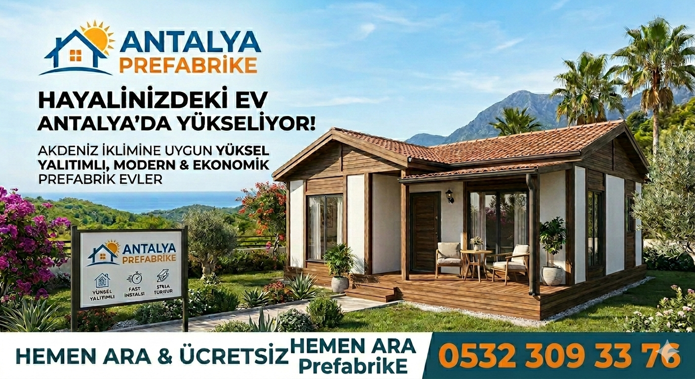 Antalya Prefabrik Ev Fiyatları 2026